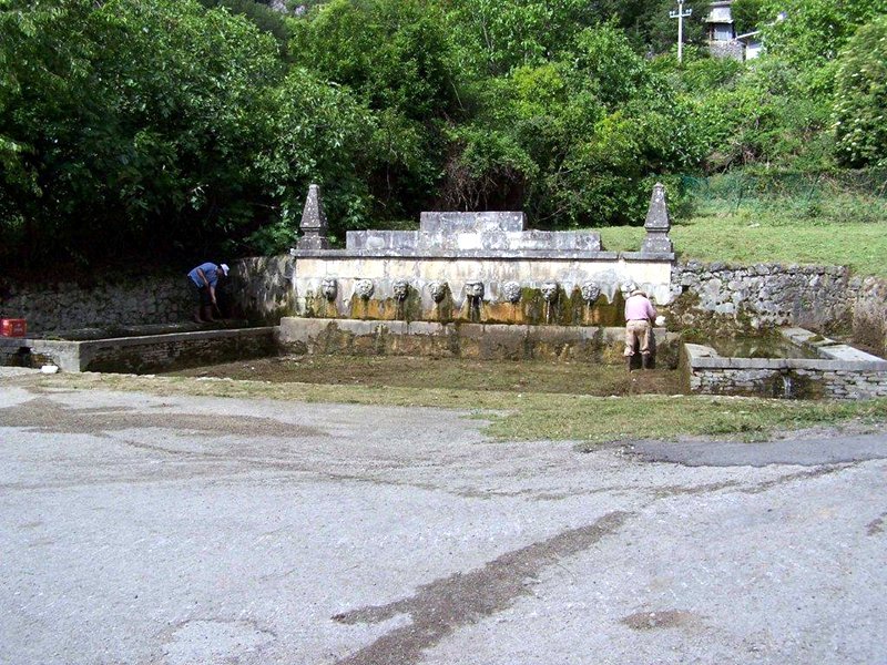 Ancient Roman fountain